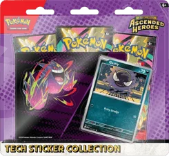 Ascended Heroes Tech Sticker Collection - Gastly artwork
