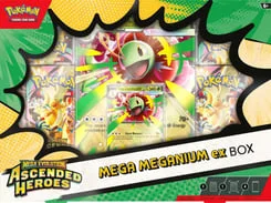 Ascended Heroes Mega Meganium ex Box artwork