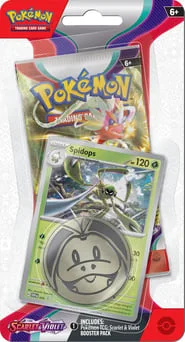 Scarlet & Violet Single Pack Blister - Spidops artwork