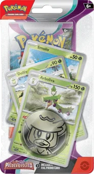 Paldea Evolved Premium Checklane Blister - Arboliva artwork