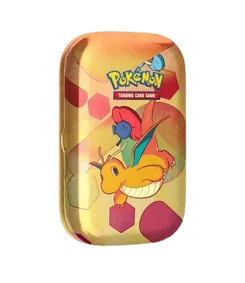 151 Mini Tin - Dragonite & Vileplume artwork