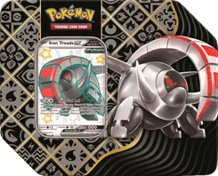 Paldean Fates Tin - Iron Treads ex artwork