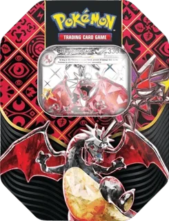 Paldean Fates International Tin - Charizard ex artwork