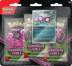 Shrouded Fable 3-Pack Blister - Pecharunt artwork