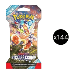 Stellar Crown Sleeved Booster Master Carton artwork