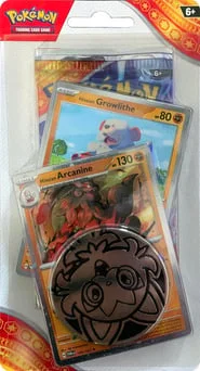 Surging Sparks Single Pack Blister - Hisuian Arcanine artwork