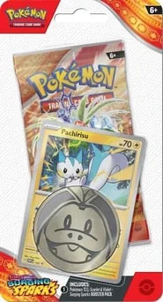 Surging Sparks Single Pack Blister - Pachirisu artwork