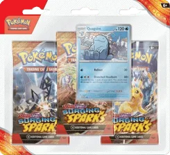 Surging Sparks 3-Pack Blisters - Quagsire artwork