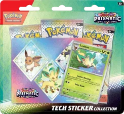 Prismatic Evolutions Tech Sticker Collection - Leafeon artwork