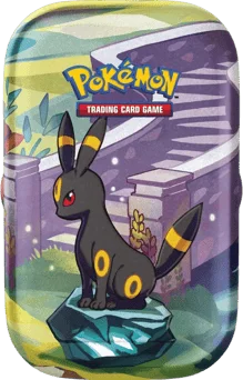 Prismatic Evolutions Mini Tin artwork
