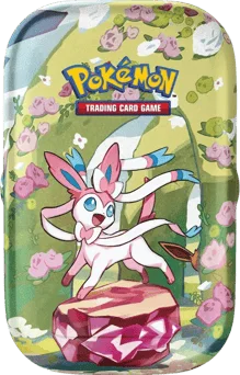 Prismatic Evolutions Mini Tin - Sylveon artwork