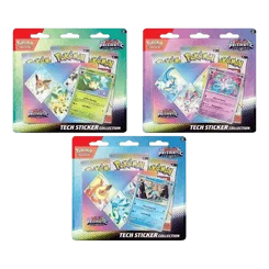 Prismatic Evolutions Tech Sticker Collection (Set of 3) artwork