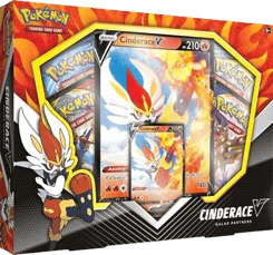 Sword & Shield Galar Partners Box - Cinderace V artwork