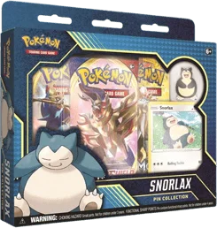 Sword & Shield Snorlax Pin Collection artwork