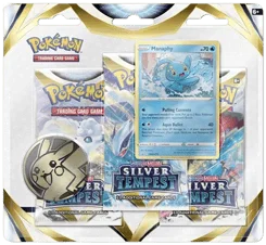 Silver Tempest 3-Pack Blister - Manaphy artwork