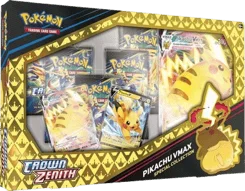 Crown Zenith Pikachu VMAX Special Collection artwork