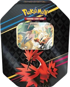 Crown Zenith Tin - Galarian Zapdos (International Version) artwork
