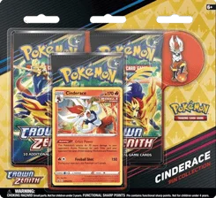 Crown Zenith Pin Collection - Cinderace artwork