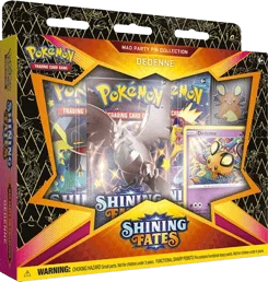Shining Fates Mad Party Pin Collection - Dedenne artwork