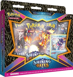 Shining Fates Mad Party Pin Collection - Galarian Mr. Rime artwork