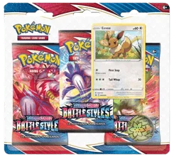 Battle Styles 3-Pack Blister - Eevee artwork