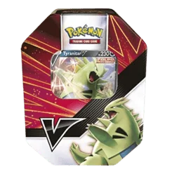 Battle Styles V Strikers Tin - Tyranitar V (International Version) artwork