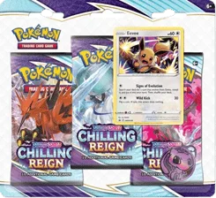 Chilling Reign 3-Pack Blister - Eevee artwork