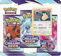 Chilling Reign 3-Pack Blister - Snorlax artwork