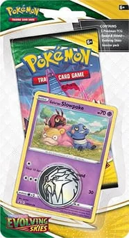Evolving Skies Single Pack Blister - Galarian Slowpoke artwork