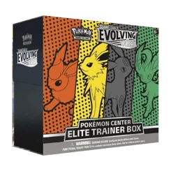 Evolving Skies Elite Trainer Box - Jolteon/Flareon/Umbreon/Leafeon artwork