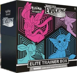 Evolving Skies Elite Trainer Box - Glaceon/Vaporeon/Sylveon/Espeon artwork