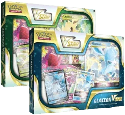 Brilliant Stars Glaceon / Leafeon VSTAR Special Collection (Set of 2) artwork