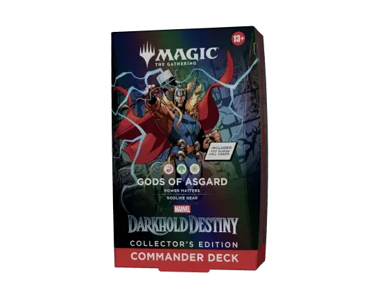 Marvel: Darkhold Destiny: Gods of Asgard Collector's Edition Commander Deck artwork