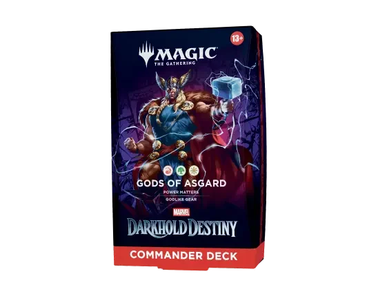 Marvel: Darkhold Destiny: Gods of Asgard Commander Deck artwork