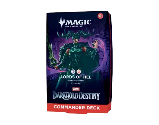 Marvel: Darkhold Destiny: Lords of Hel Commander Deck artwork