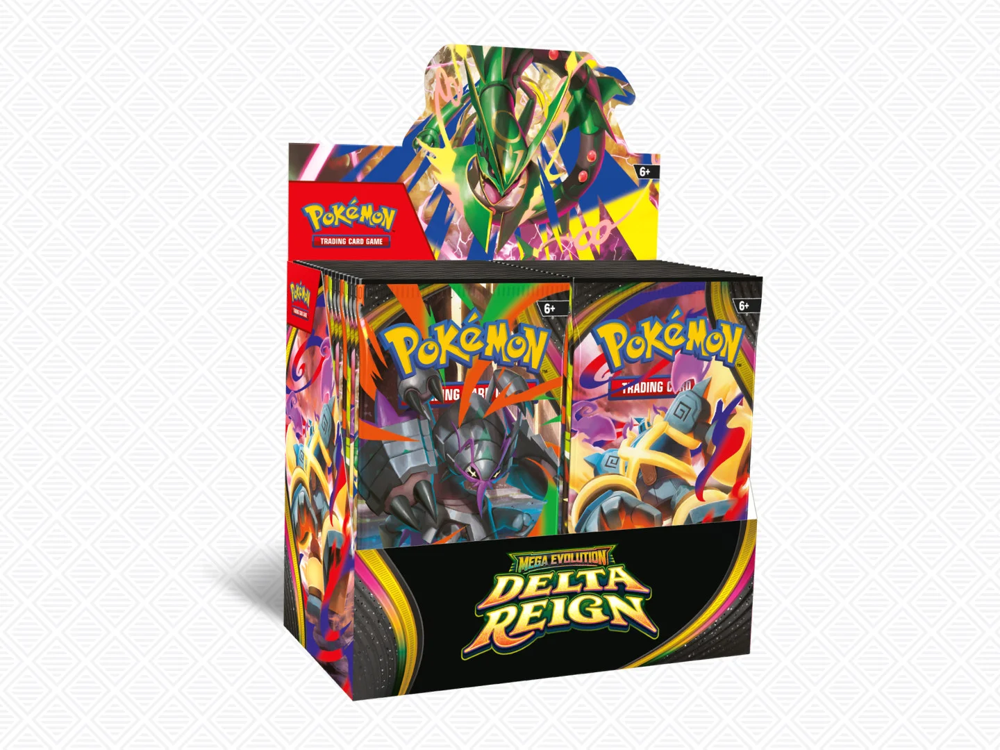 Pokémon TCG: Mega Evolution—Delta Reign Booster Display Box artwork